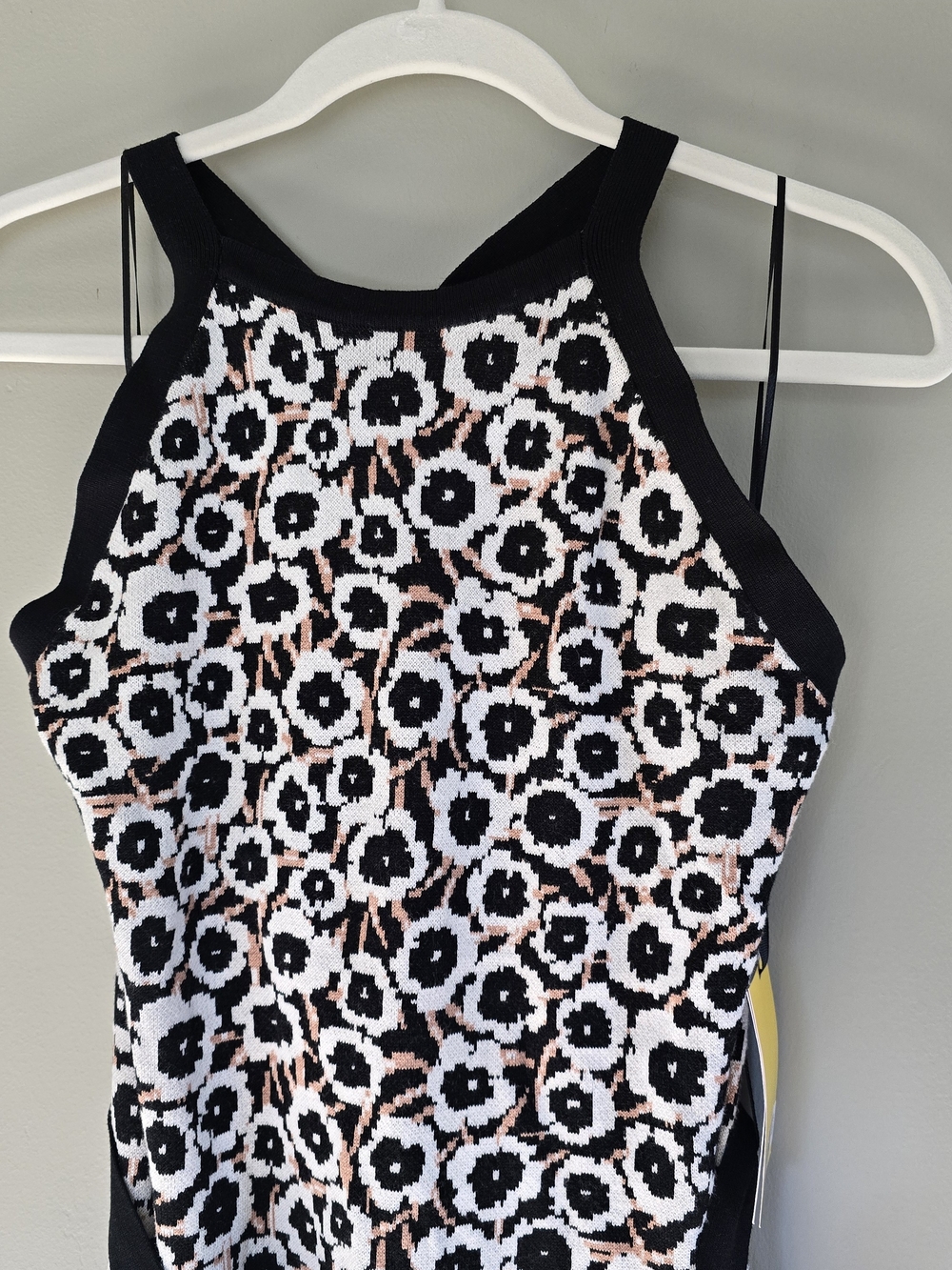 Diane Von Furstenberg for TARGET Black Floral Knit Maxi Dress